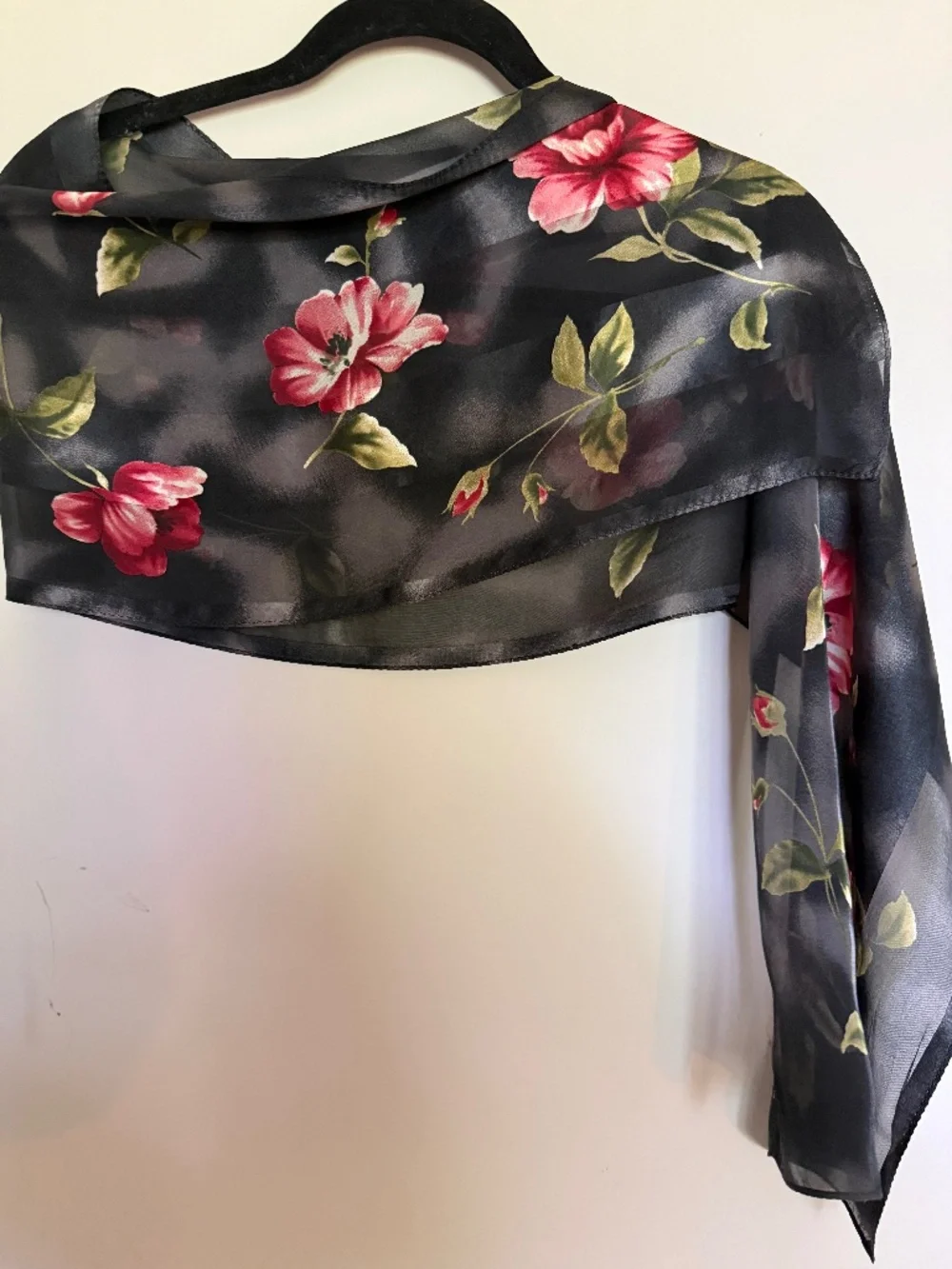 Beautiful Laura Ashley 100% Silk Scarf